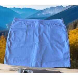 GrandSlam White Skort Skirt Activewear Tennis Pickleball Layered Sporty Skirt XL